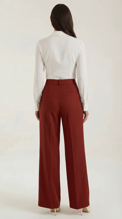 Roselith | Women's Versatile Sleek Wide-Leg Trousers for Daily Style
