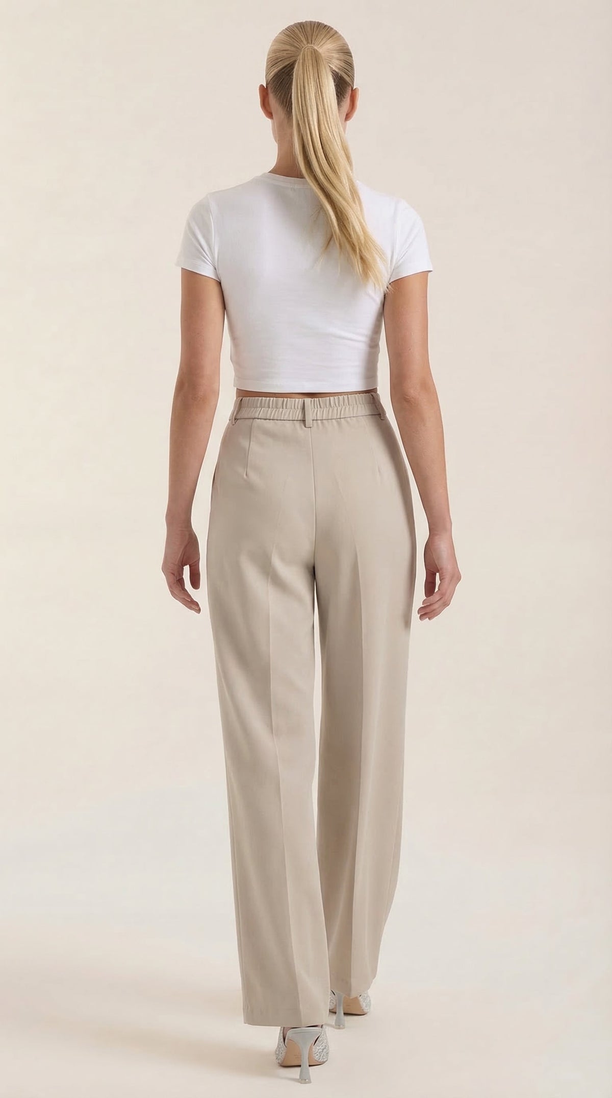 Loxaria | Women's Elegant Wide Leg Business Trousers for Office Style