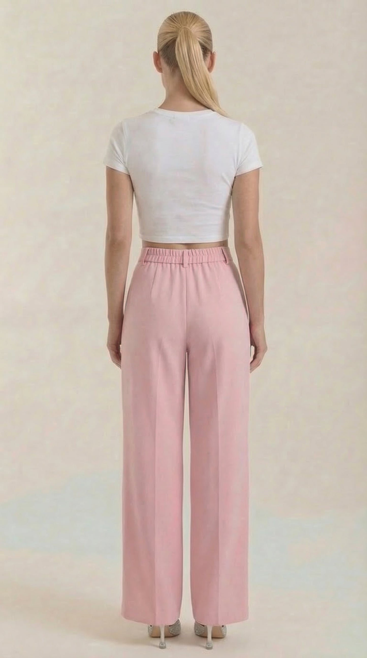 Loxaria | Women's Elegant Wide Leg Business Trousers for Office Style