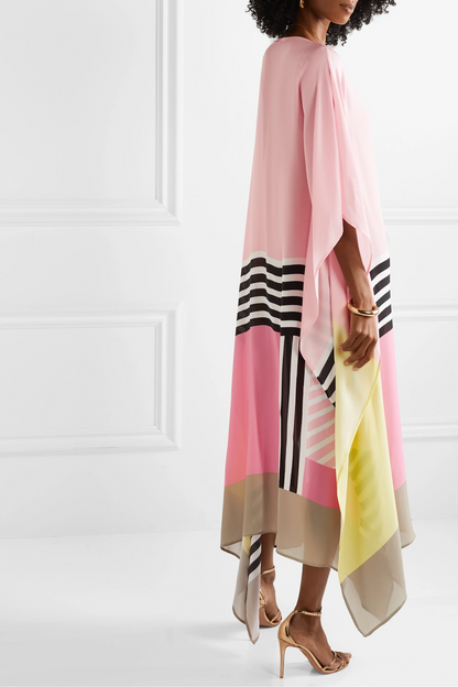 Kallora | Geometric Oversized Dress for Women Summer Wear
