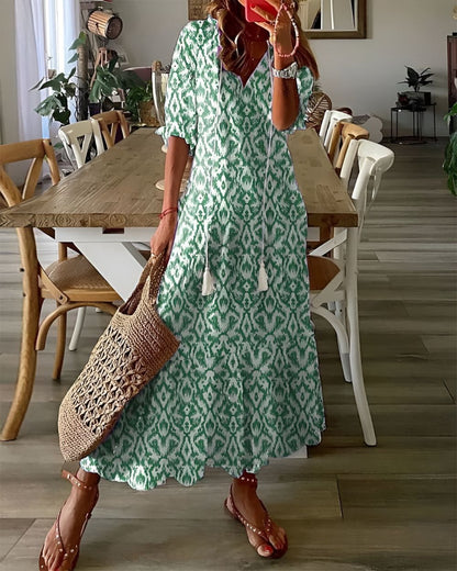 Saskia | Women's Wedding Guest Boho Maxi Dress Occasion Style