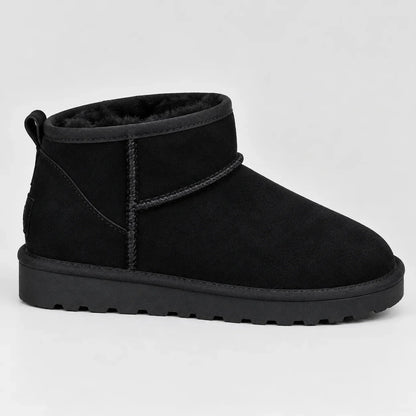 Women's Faux Fur-Lined Suede-Look Ankle Boots
