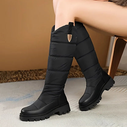 Women's Waterproof Insulated Snow Boots Lace-Up
