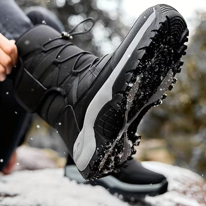Women's Snow Boots Waterproof Lace-Up Winter