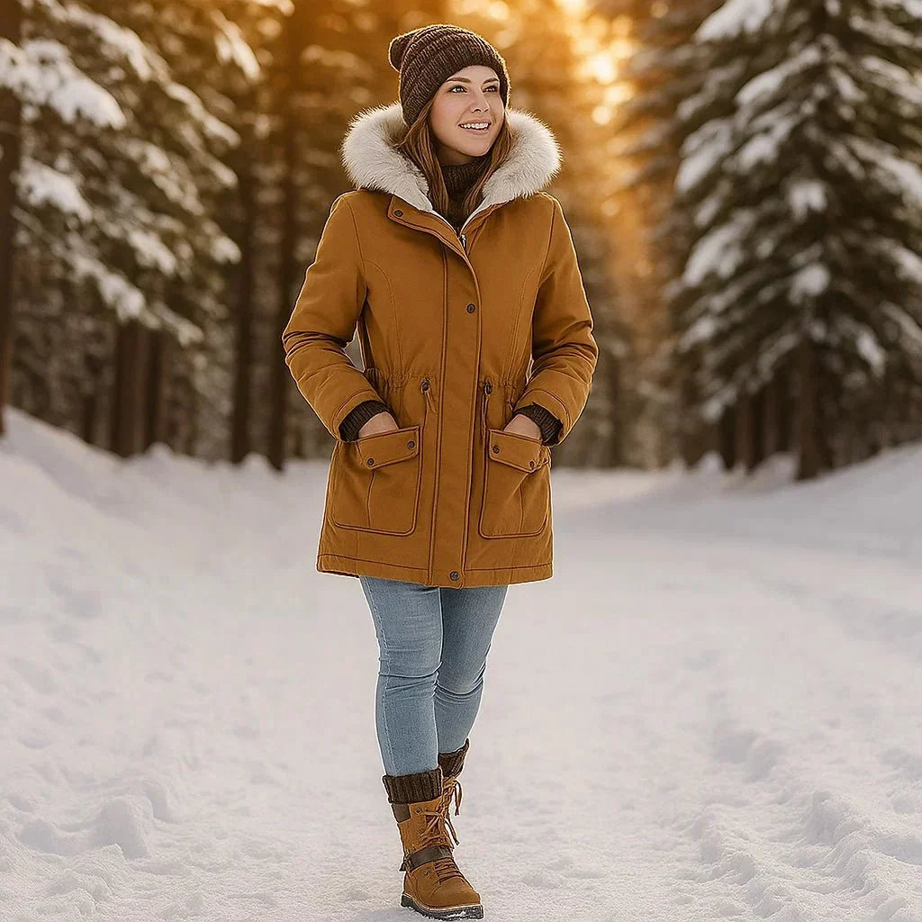 Women's Waterproof Thermal Snow Boots Orthopedic Lace-Up