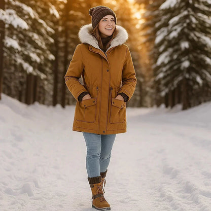 Women's Waterproof Thermal Snow Boots Orthopedic Lace-Up