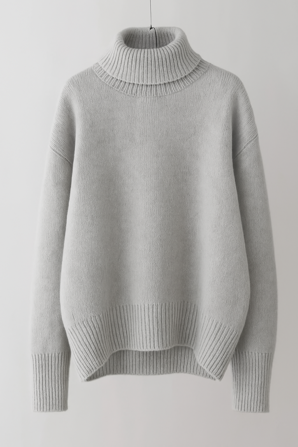 Women's Ribbed Turtleneck Sweater – Long Sleeve