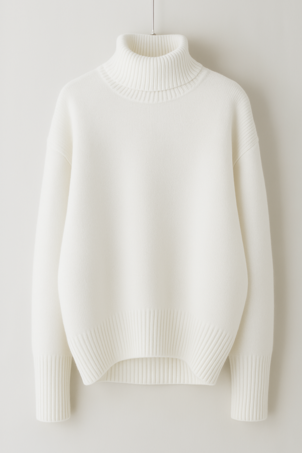 Women's Ribbed Turtleneck Sweater – Long Sleeve