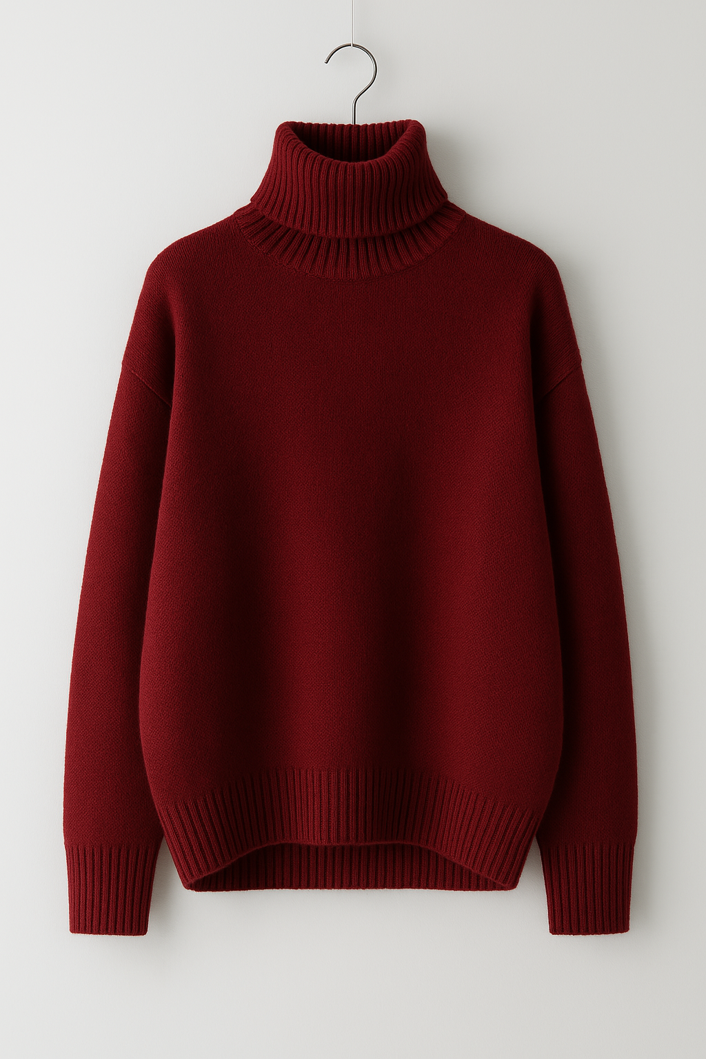 Women's Ribbed Turtleneck Sweater – Long Sleeve