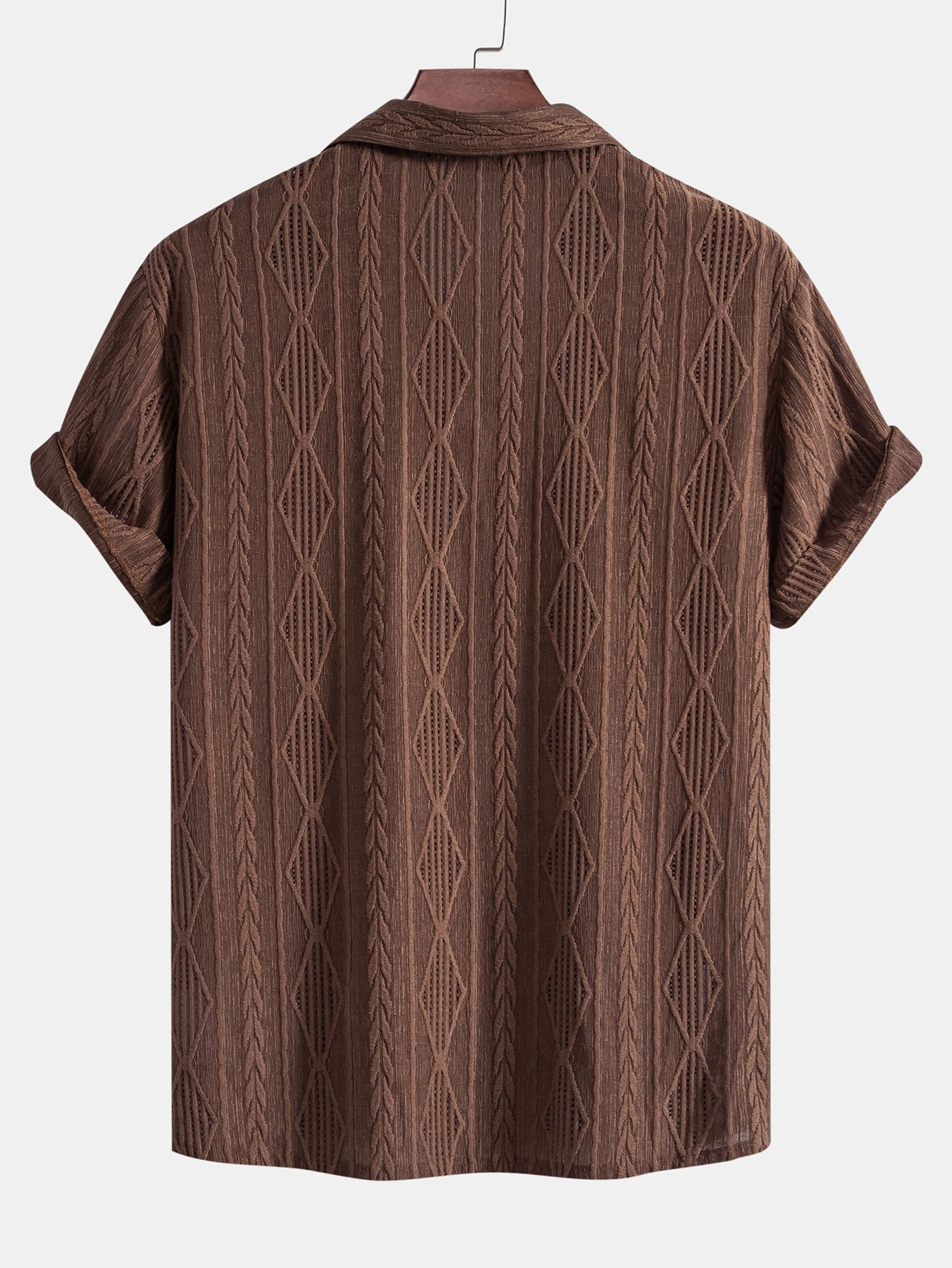 Textured Camp Collar Shirt – Effortless Relaxed Summer Style