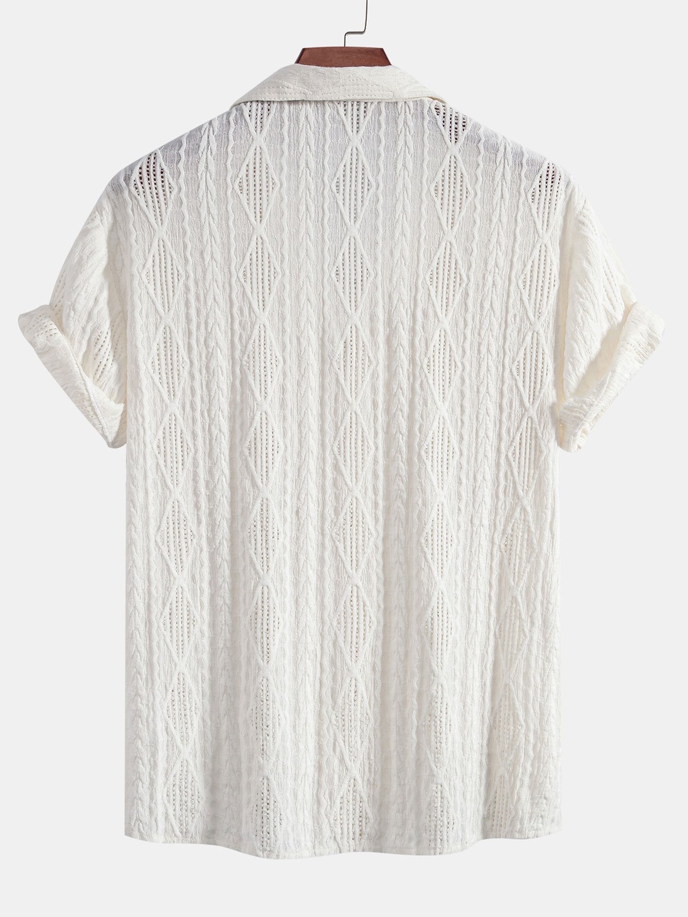 Textured Camp Collar Shirt – Effortless Relaxed Summer Style