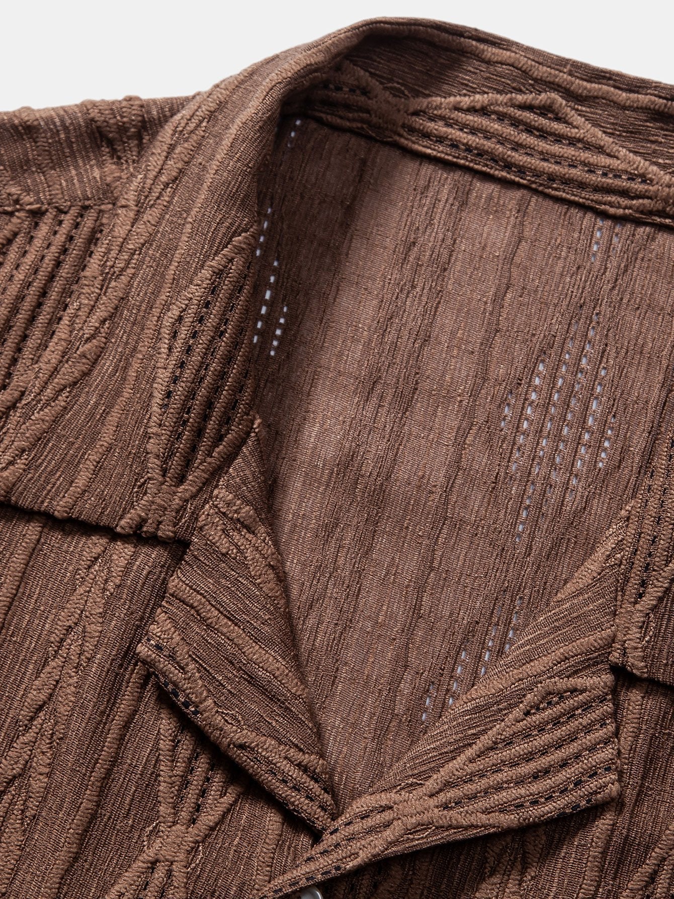 Textured Camp Collar Shirt – Effortless Relaxed Summer Style