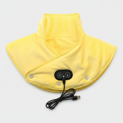 Electric Heating Pad with Vibration Massage – USB Heated Back & Neck Pad
