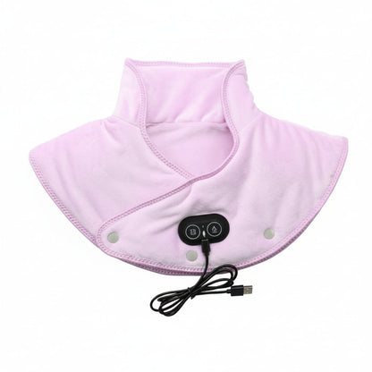 Electric Heating Pad with Vibration Massage – USB Heated Back & Neck Pad