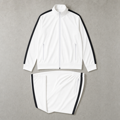 Men's Full Zip Track Set - Casual Jacket and Pants