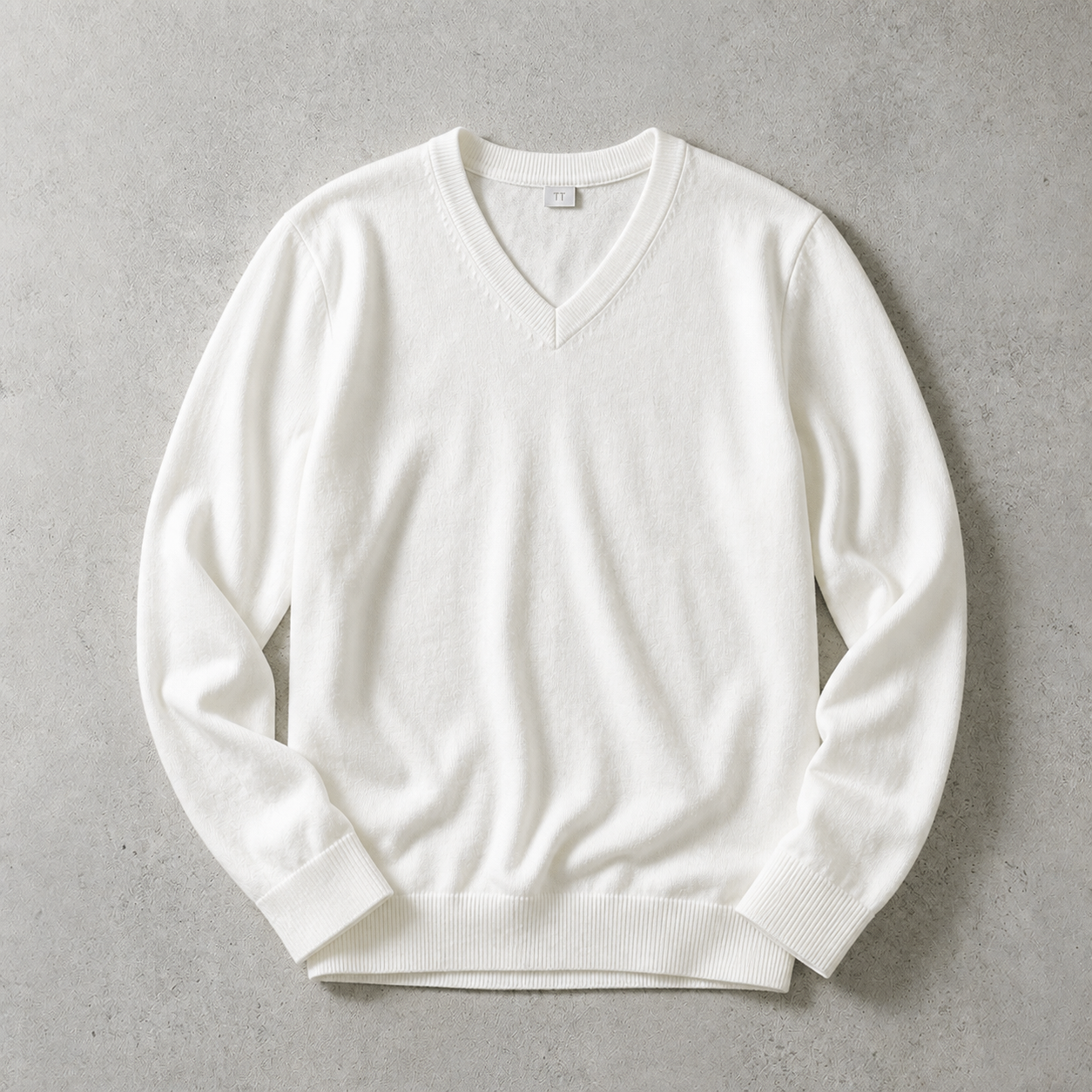 Men's V Neck Sweater - Knit Casual Pullover