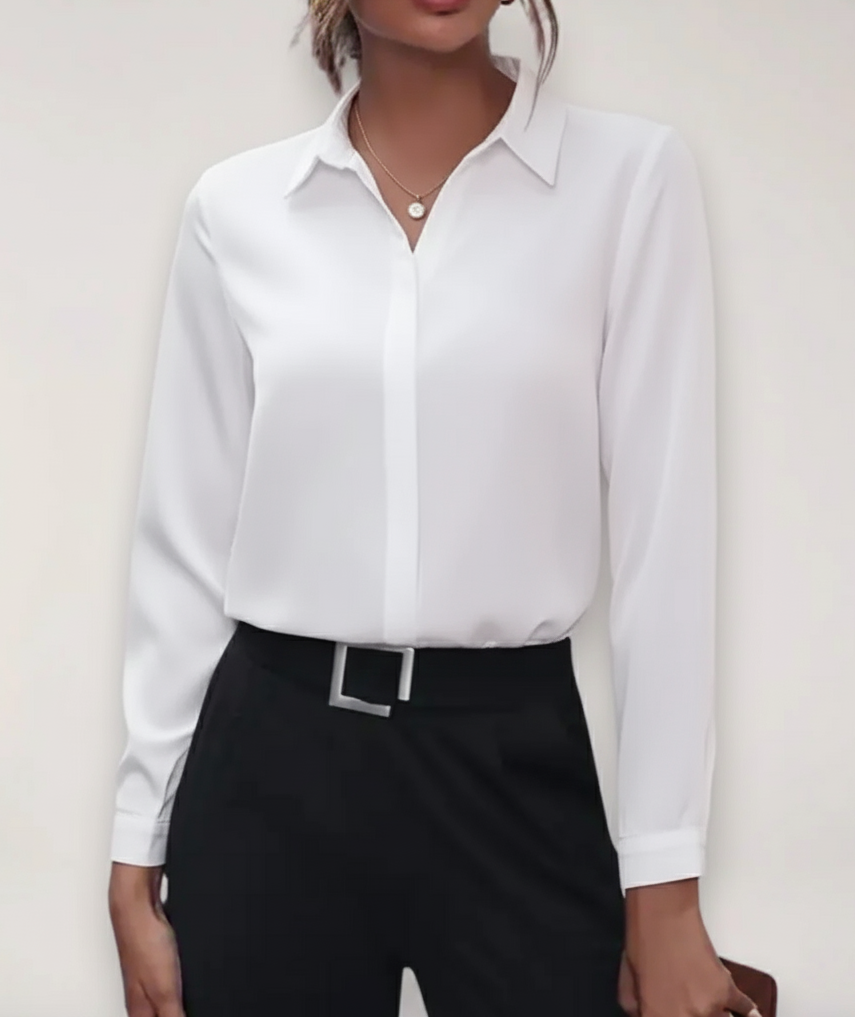 Mallory | Women's Tailored Office Blouse Smart Casual Fashion