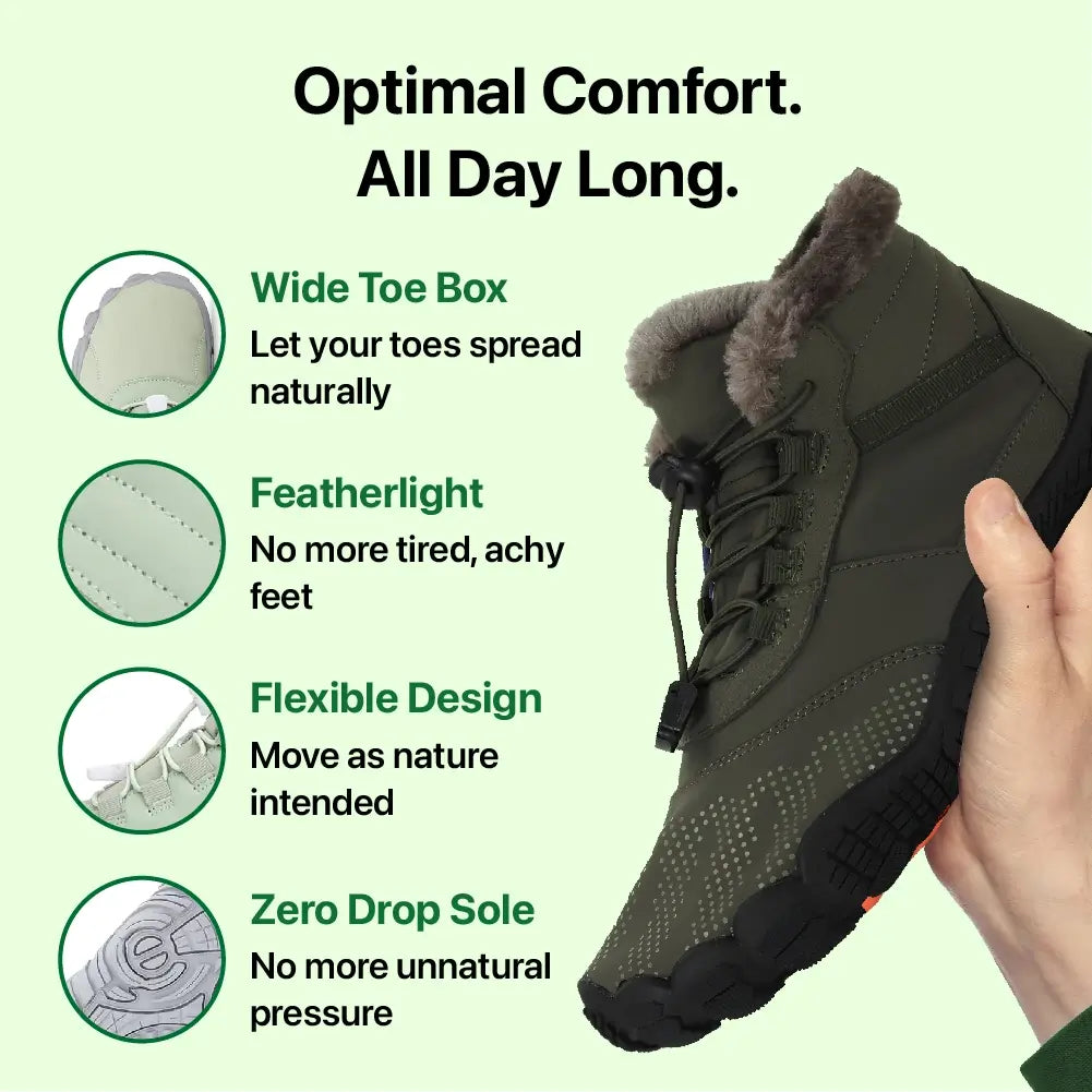CorrectAura Vista™ – Fleece-Lined Winter Boot