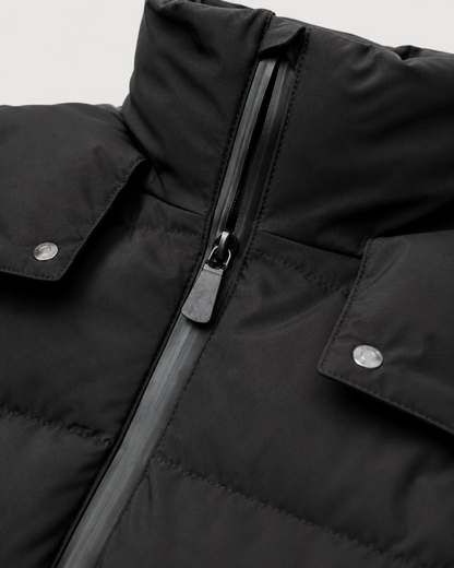 Women's Puffer Jacket - Hooded Belted Fitted Waist