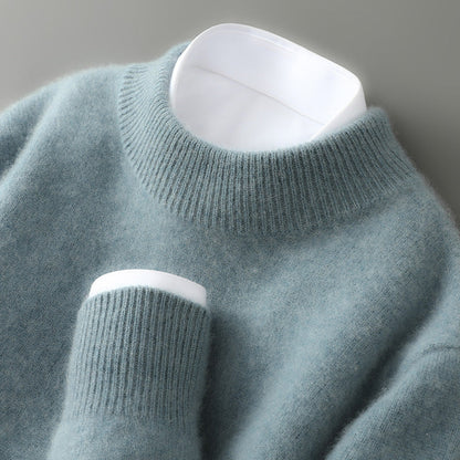 Women's Mock Neck Knit Sweater – Long Sleeve