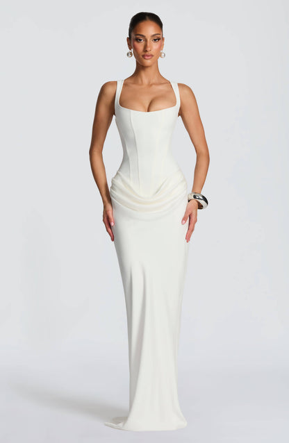 Olyssiae | Sculpted Summer Maxi Dress Women Elegant Fit