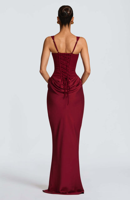 Olyssiae | Sculpted Summer Maxi Dress Women Elegant Fit