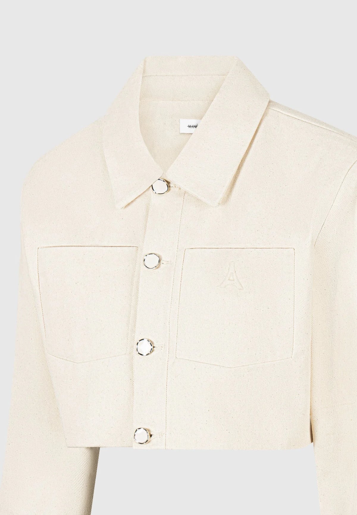 Women's Cropped Denim Jacket – Wide Shoulders