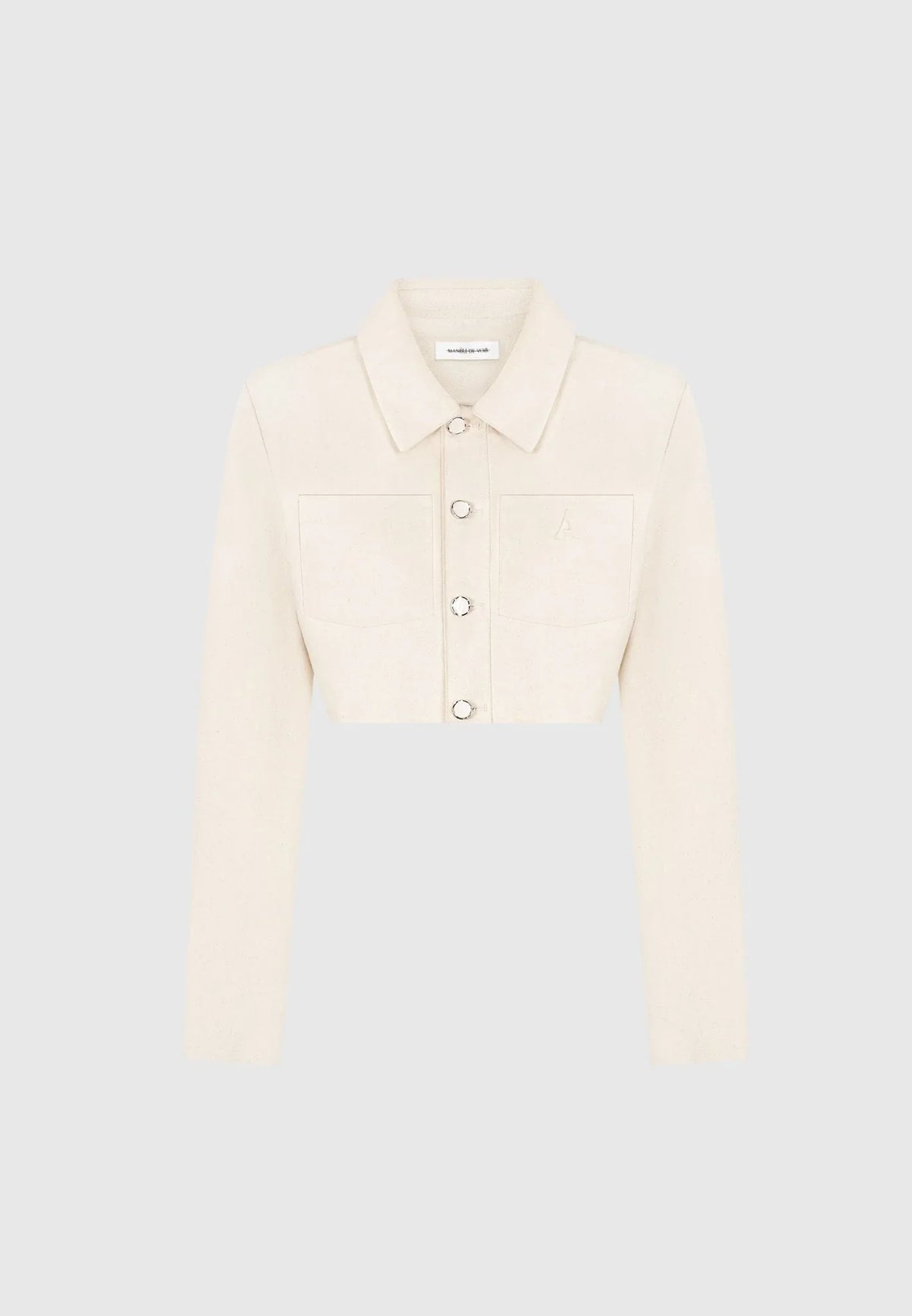 Women's Cropped Denim Jacket – Wide Shoulders