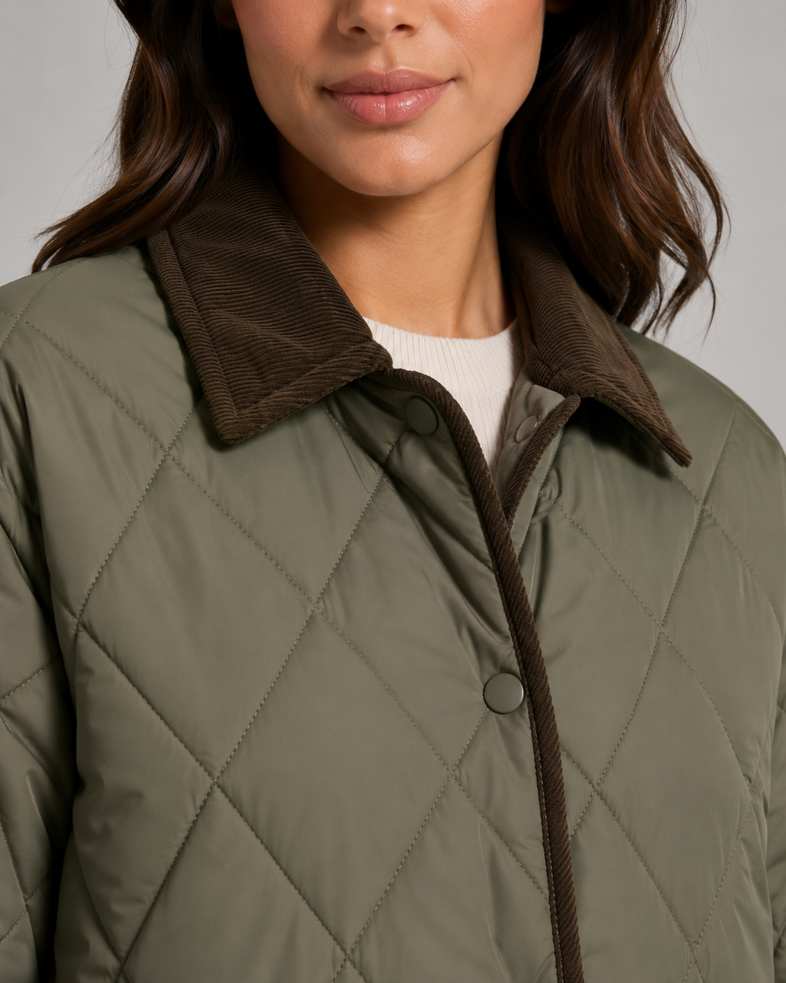 Women's Quilted Jacket - Lightweight Puffer Winter Coat