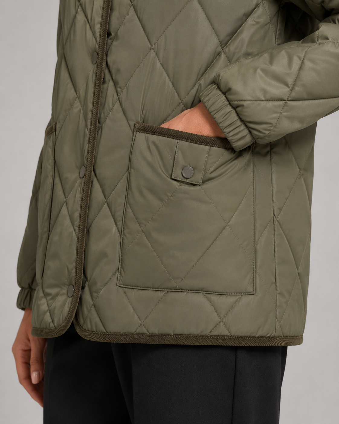 Women's Quilted Jacket - Lightweight Puffer Winter Coat