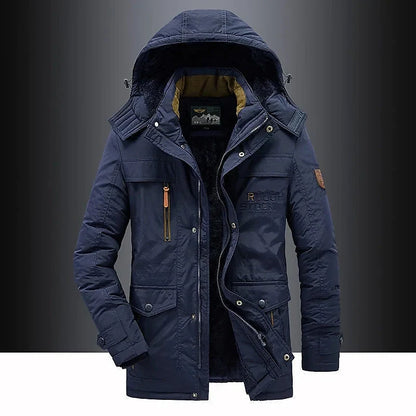 Women's Quilted Insulated Parka – Hooded with Faux Fur Trim
