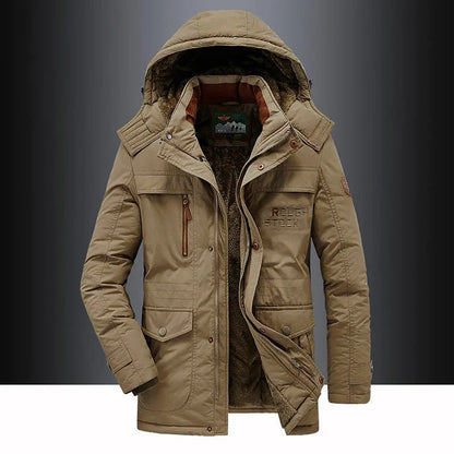 Women's Quilted Insulated Parka – Hooded with Faux Fur Trim