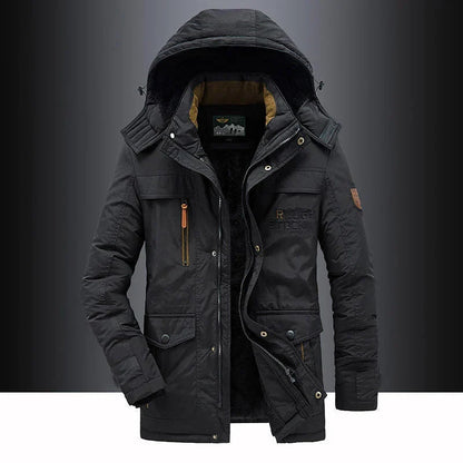 Women's Quilted Insulated Parka – Hooded with Faux Fur Trim