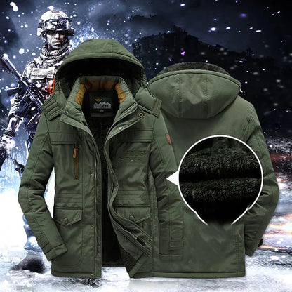 Women's Quilted Insulated Parka – Hooded with Faux Fur Trim