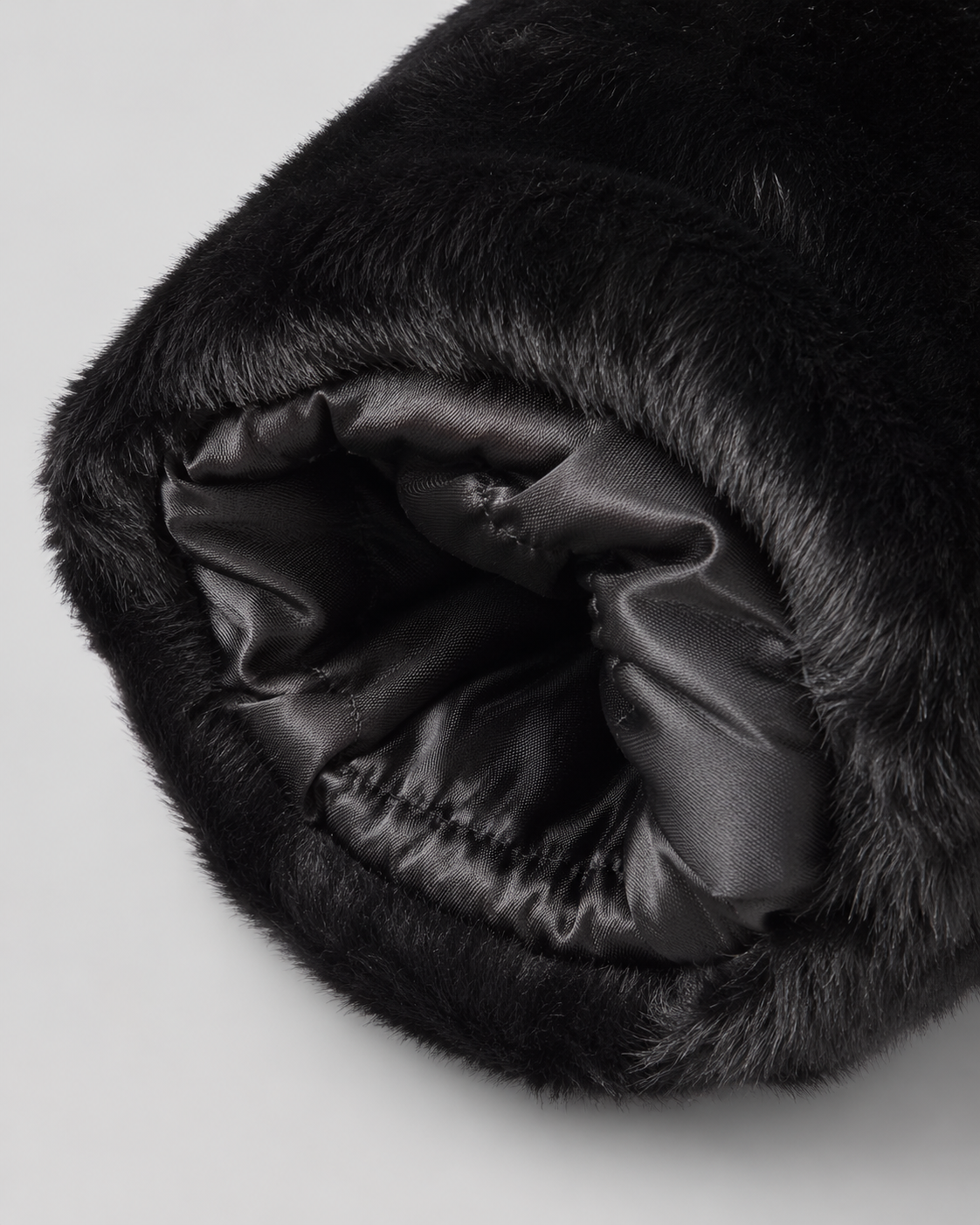 Women's Faux Fur Jacket - Hooded Zip Up Plush Jacket