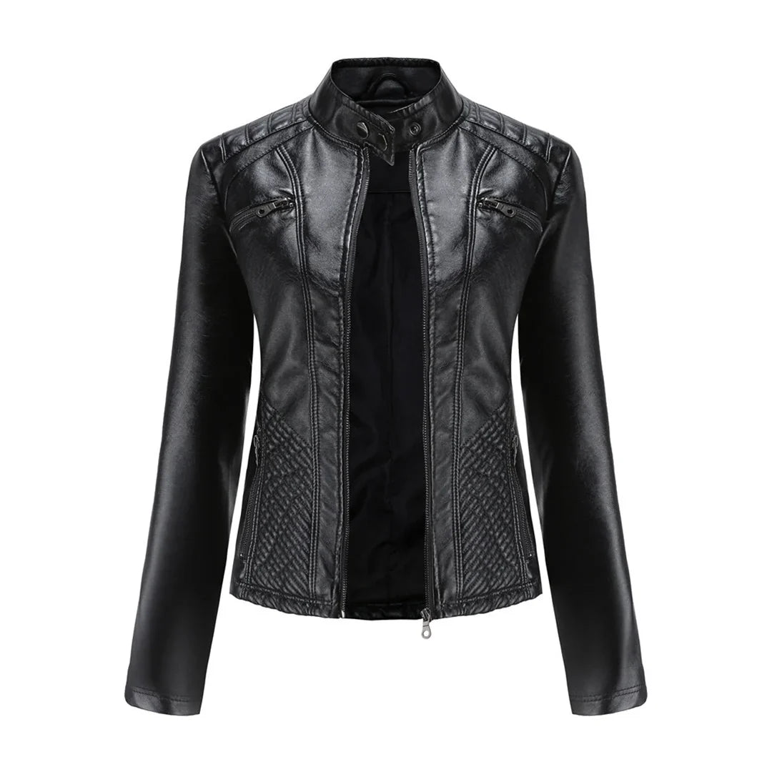 Women's Quilted Winter Coat - Hooded Longline Zip Up Jacket