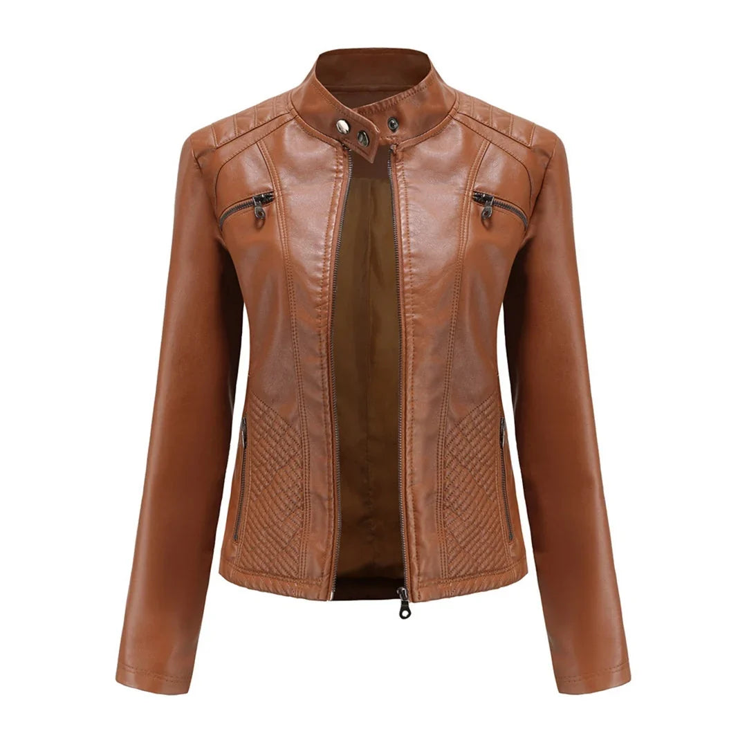 Women's Quilted Winter Coat - Hooded Longline Zip Up Jacket