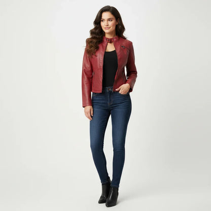 Women's Quilted Winter Coat - Hooded Longline Zip Up Jacket