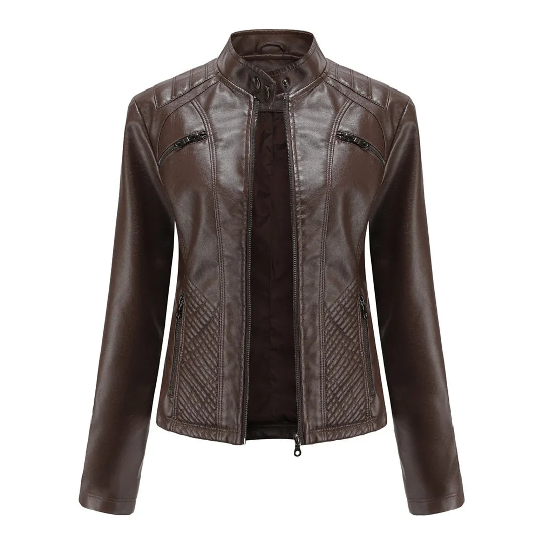 Women's Quilted Winter Coat - Hooded Longline Zip Up Jacket