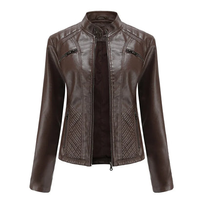 Women's Quilted Winter Coat - Hooded Longline Zip Up Jacket