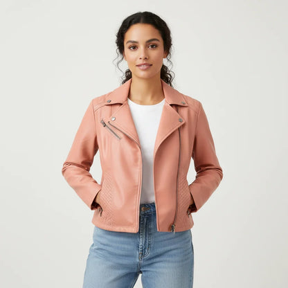 Women's Quilted Winter Coat - Hooded Longline Zip Up Jacket