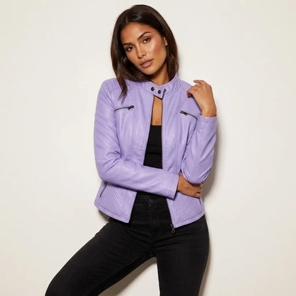 Women's Quilted Winter Coat - Hooded Longline Zip Up Jacket