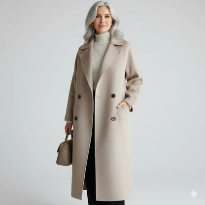 Women's Pea Coat - Double Breasted Winter Coat