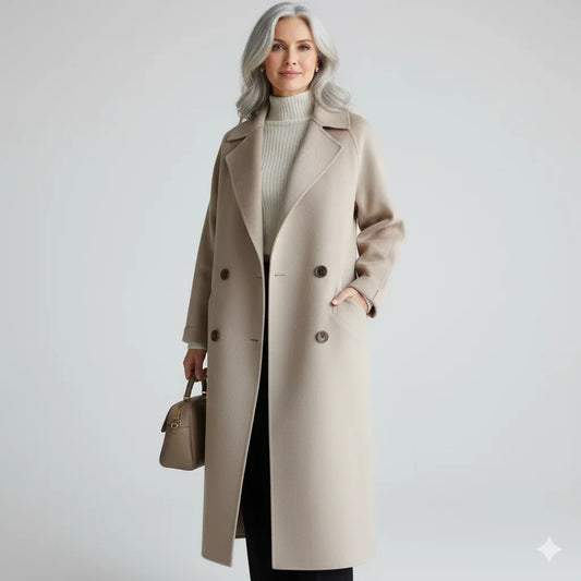 Women's Pea Coat - Double Breasted Winter Coat