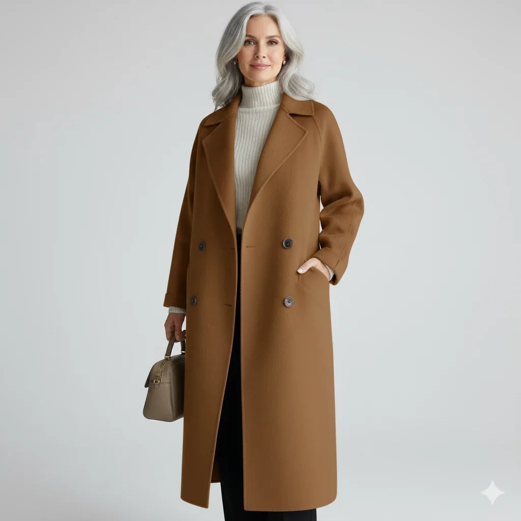Women's Pea Coat - Double Breasted Winter Coat