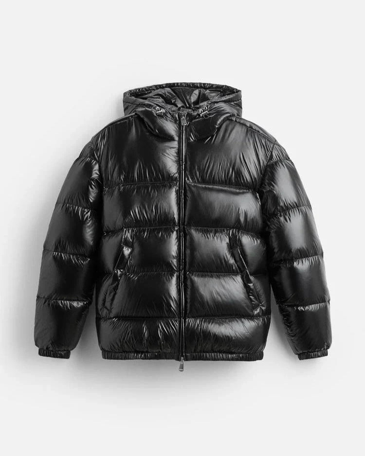 Women's Water-Resistant Puffer Jacket – Lightweight Hooded
