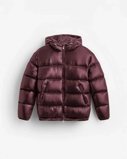 Women's Water-Resistant Puffer Jacket – Lightweight Hooded