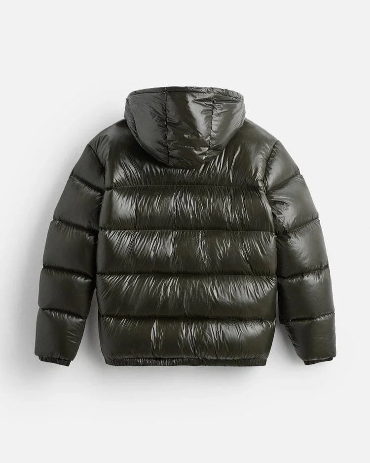 Women's Water-Resistant Puffer Jacket – Lightweight Hooded