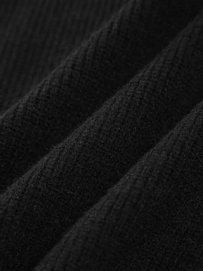 Women's Oversized Mock Neck Sweater – Whipstitch Detail