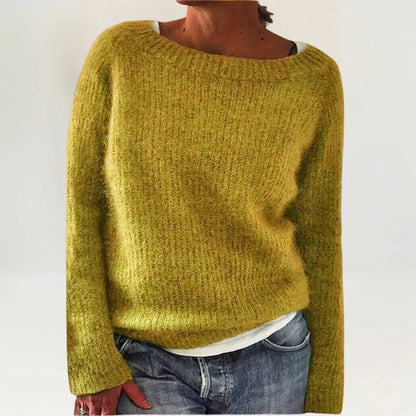 Women's Textured Knit Sweater – Long Sleeve